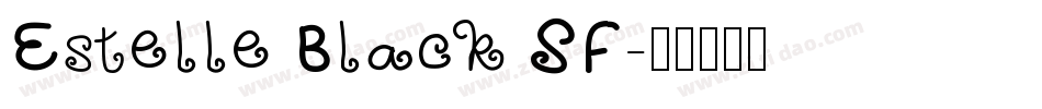 Estelle Black SF字体转换
